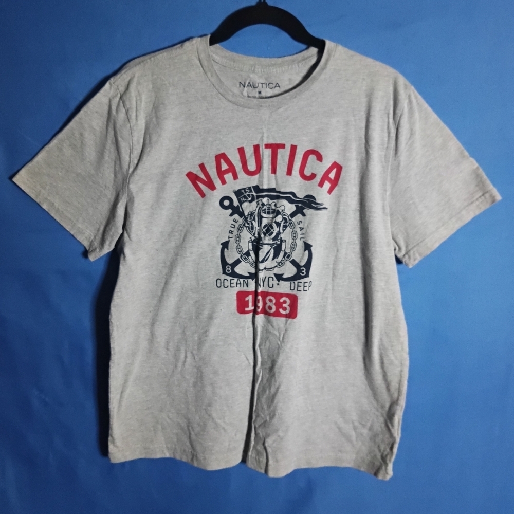 Nautica Graphic T-Shirt Gray M